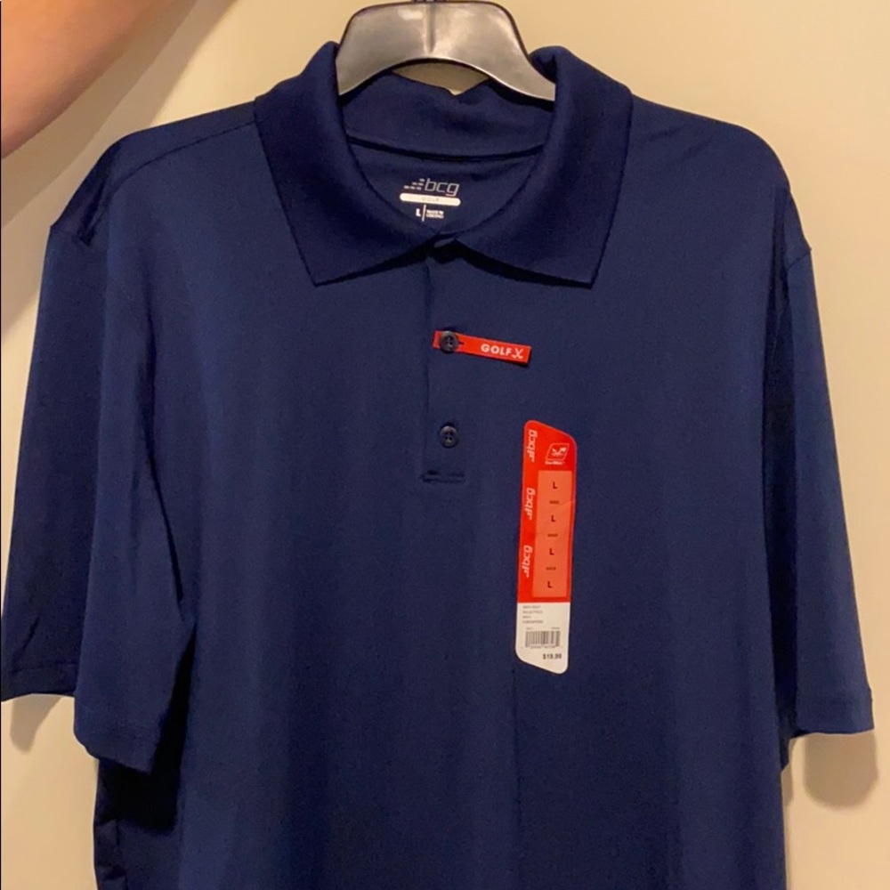 Navy Large BCG Golf Shirt